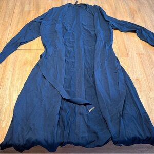 White House Black Market Navy Blue Cardigan